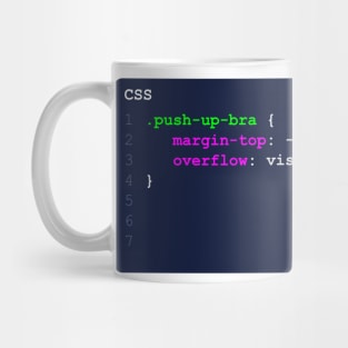 CSS Push Up Bra Mug